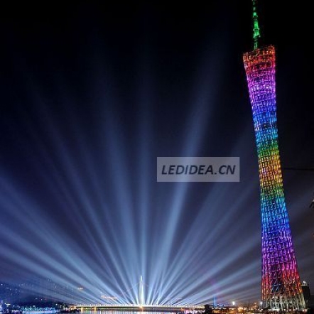 Outdoor Searchlight Swan lake and Guangzhou Tower