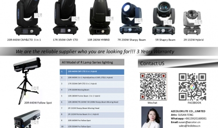 We are the reliable entertainment lighting manufacturer who you are looking for that local in Guangzhou China!!!