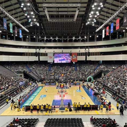 azcolor lite stage lights use in 2022 Spring Basketball game in Taipei 